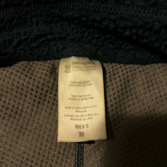 Men's Patagonia Retro-X Fleece, Sz. M, Dark Blue - Picture 3 of 9